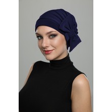 Fidan Bone Çift Fiyonklu Hazır Türban Tesettür Bone