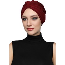 ELYSIANfidan Kelebek Astarlı Hazır Türban Tesettür Havuz Bonesi