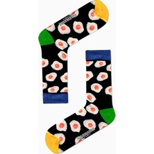 Carnaval Socks Yumurta Desenli Renkli Çorap
