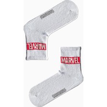 Carnaval Socks Marvel Yazılı Desenli Renkli Spor Çorap