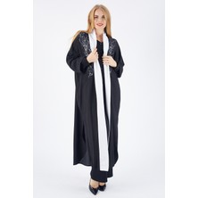 Sense Babil Kumaş Kimono_KMN31526 Siyah