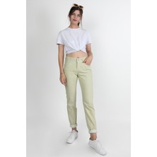 Balins Cep Detaylı Gabardin Pantolon Mint