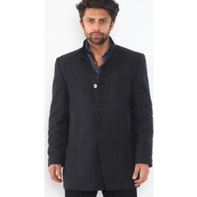 Dewberry PLT8387 Erkek Palto - Desenli Lacivert