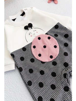 Babymod Uğur Böceği Figürlü Kız Bebek Tulum