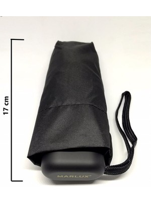 Marlux Mini Cep Boy Siyah Şemsiye MAR-211-P