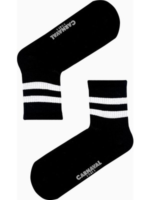 Carnaval Socks 7'li Çemberli Desenli Renkli Spor Çorap Set