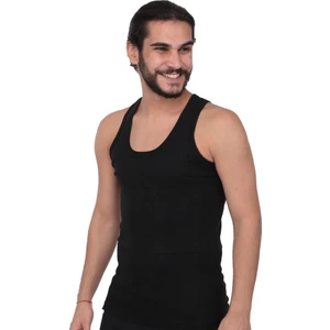 Erkek Ribana Atlet 102 6'Lı Paket | Siyah