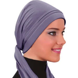 Fidan Bone Bağlamalı Hazır Türban Tesettür Bone