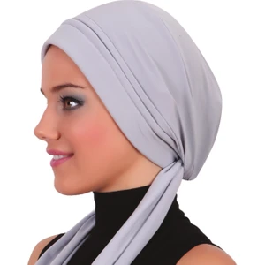 Fidan Bone Bağlamalı Hazır Türban Tesettür Bone