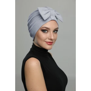 Fidan Bone Çift Fiyonklu Hazır Türban Tesettür Bone