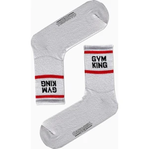 Carnaval Socks Gym King Yazılı Desenli Renkli Spor Çorap