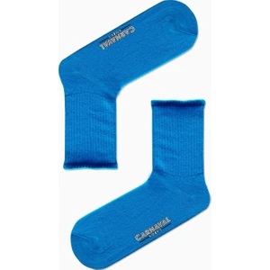 Carnaval Socks Düz Turkuaz Desensiz Renkli Spor Çorap