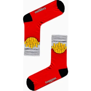 Carnaval Socks Patates Çubukları Desenli Renkli Çorap