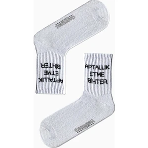 Carnaval Socks Aptallık Etme Bihter Yazılı Desenli Renkli Spor Çorap