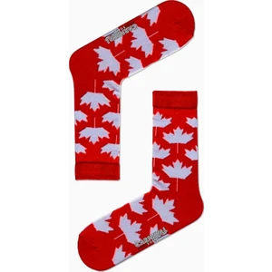 Carnaval Socks Kanada Bayrak Desenli Renkli Çorap