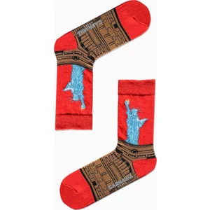 Carnaval Socks Özgürlük Heykeli Art Desenli Renkli Çorap