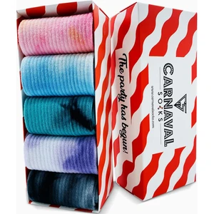 Carnaval Socks 5'li Batik Çorap Renkli Tasarım Set