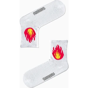 Carnaval Socks Alev Desenli Desenli Renkli Spor Çorap