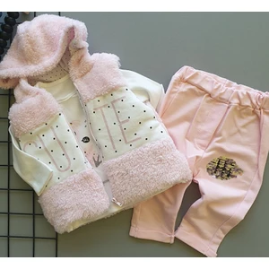 Hippıl Baby 0360 Kız Bebek 3lü Takım