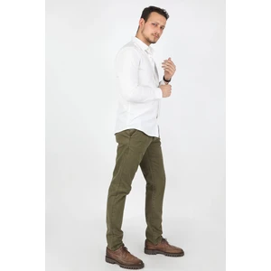 Fleto Cep Gabardin Pantolon Haki