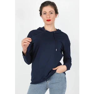 Kapüşonlu Sweatshirt Lacivert