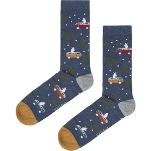 Bad Bear Space Lacivert Uzun Çorap