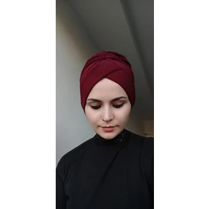 Butik Ayvitrin Kadın Tesettür Çapraz Bone