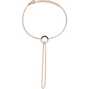 Argentum Concept Siyah Taşlı Ay Yıldız Motifli Gümüş Şahmeran B057101