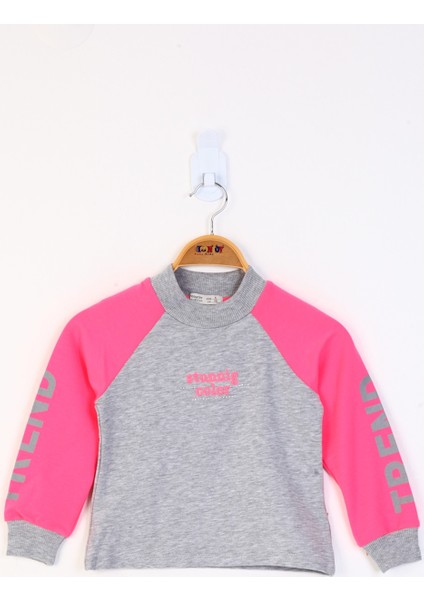 Kız Çocuk Stunnig Collar Baskılı T-Shirt