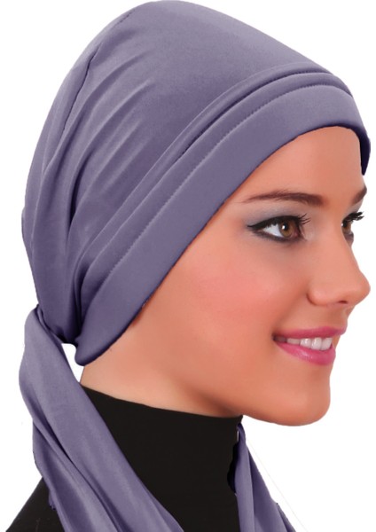Bağlamalı Hazır Türban Tesettür Bone