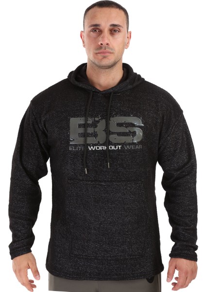 Bodybuilding Havlu Kapşonlu Sweatshirt 4719