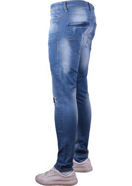 83433 Erkek Spor Pantolon Mavi