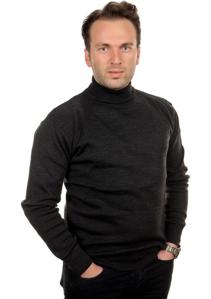 Balıkçı Yarım Yaka Triko Kazak Erkek