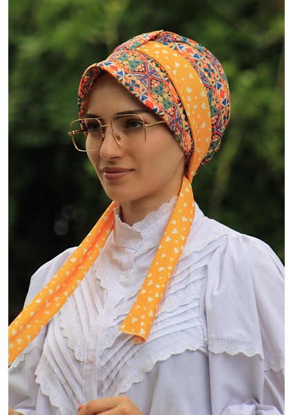 Kareli Etnik Desen Şapka Bone