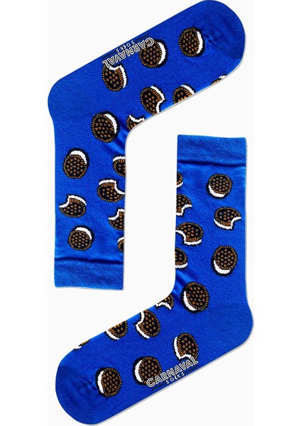 7'li Carnaval Desenli Renkli Çorap Set