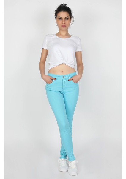 Gabardin Pantolon Turkuaz fiyatları