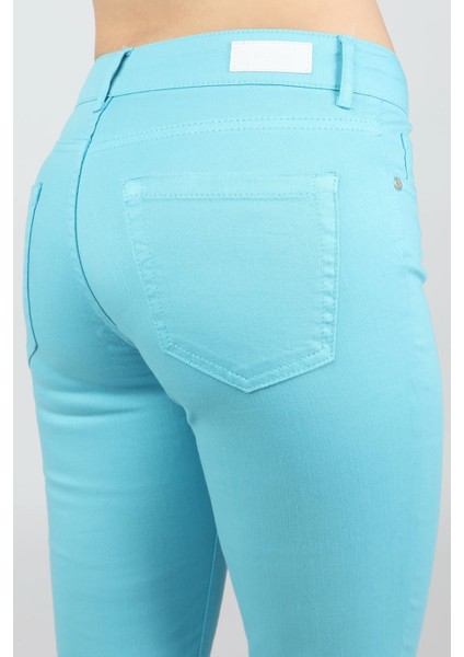 Gabardin Pantolon Turkuaz fırsatları