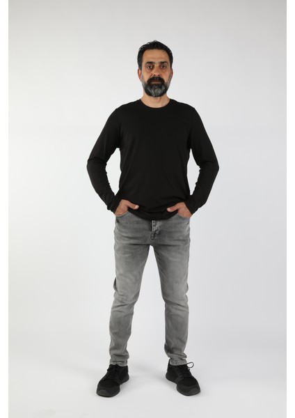 Erkek Kot Pantolon Gri