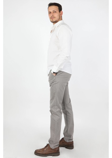 Fleto Cep Gabardin Pantolon Gri