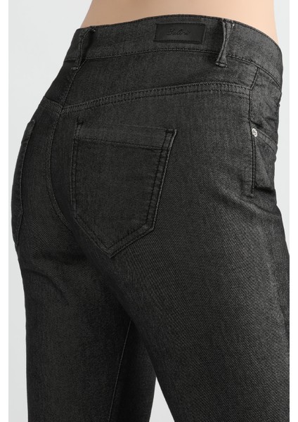 Cep Detaylı Gabardin Pantolon Gri