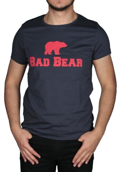 BAD BEAR TEE ANTRASİT Erkek T-Shirt 19.01.07.002-C02