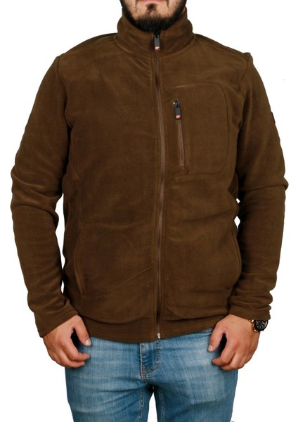 Haki Erkek Polar Sweatshirt