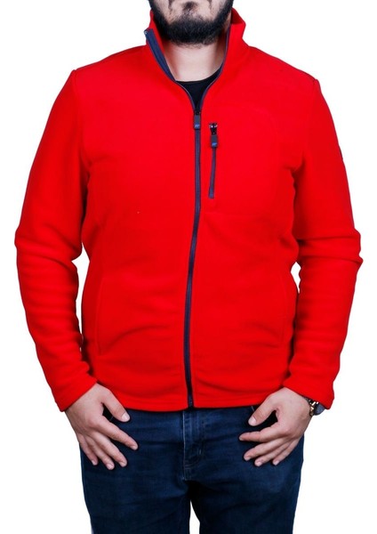 Haki Erkek Polar Sweatshirt