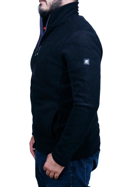 Siyah Erkek Polar Sweatshirt