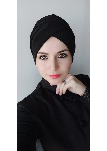 Kadın Tesettür Çapraz Bone