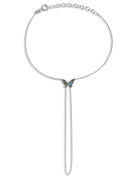 Kelebek Motifli Gümüş Şahmeran B057701 fiyatları