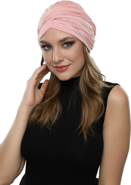 Çapraz W Pudra Hazır Türban Tesettür Havuz Bonesi fiyatları