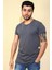 Crash Uzun Oval Slim Fit Basic Erkek Tshirt 1