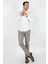 Fleto Cep Gabardin Pantolon Gri 1