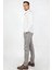 Fleto Cep Gabardin Pantolon Gri 2